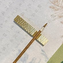 文房四寶毛筆筆架黃銅筆掛實木筆架山架托筆擱文房四寶新中式多功能架子簡約桌面收納置物架初學者書法收納架創意擺件 歷史價格詳細信息