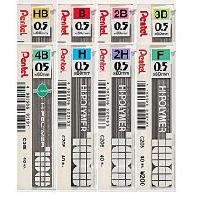 Pentel 飛龍 C205 自動鉛筆芯0.5mm 40支入/筒HB B 2B 3B 4B 飛龍自動鉛筆芯 學測 文具 歷史價格詳細信息