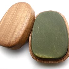 端硯帶紅木盒子，估計幾十年年紀，700。 古玩 老物件 舊藏 -6546 歷史價格詳細信息