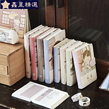 可愛日記本 皮面筆記本 文具學生小清新彩頁插畫記事本子日式手賬本 O5TS-鑫星精選 歷史價格詳細信息