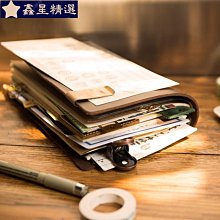 手賬本手工牛皮記事本a6活頁創意旅行者tn手帳本筆記本子復古真皮FC寬版 歷史價格詳細信息