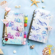 網紅款少女心可愛活頁做手賬本高顏值女生女孩小學生兒童風可拆卸手帳本解壓筆記本日本diy手杖a6記事本子-鑫星精選 歷史價格詳細信息