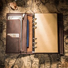 旅行記事本復古文具本子手工牛皮本筆記本tn手賬本真皮日記本禮品幸運星-鑫星精選 歷史價格詳細信息