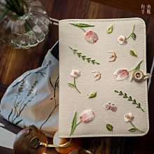 手賬本布藝面粉色花朵A5A6活頁線裝本文藝復古手賬本子手工隨身記事本 歷史價格詳細信息