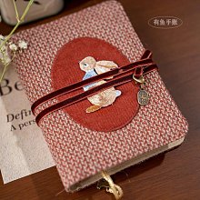 手賬本布藝面粉色花朵A5A6活頁線裝本文藝復古手賬本子手工隨身記事本 歷史價格詳細信息