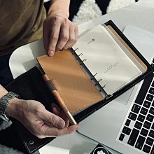 手工 A5 A6 A7真皮記事本 插條款商務筆記本 六孔活頁本手賬本日記本 瘋馬皮 頭層牛皮 歷史價格詳細信息