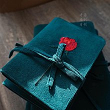 手賬本布藝面粉色花朵A5A6活頁線裝本文藝復古手賬本子手工隨身記事本 歷史價格詳細信息