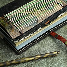 手賬本手工牛皮記事本a6活頁創意旅行者tn手帳本筆記本子復古真皮FC寬版 歷史價格詳細信息