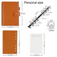 手賬本手工牛皮記事本a6活頁創意旅行者tn手帳本筆記本子復古真皮FC寬版 歷史價格詳細信息