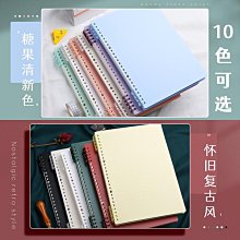 B5不硌手活頁本可拆卸網格筆記本本子簡約A4軟皮活頁紙替芯線圈本-沐陽家居 歷史價格詳細信息
