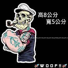 WooF!! #防水貼紙 潮流貼紙 個性貼紙 惡搞品客 美式貼紙 行李箱貼紙 安全帽貼紙 裝飾小物 馬克杯 車貼PVC 歷史價格詳細信息