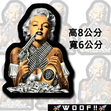 WooF!!迷你貼紙 防水貼紙 潮流貼紙 個性貼紙 薑餅人 美式貼紙 行李箱貼紙 安全帽貼紙 車貼 裝飾小物PVC 歷史價格詳細信息