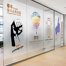 靜電磨砂辦公室玻璃貼膜移門隔斷防撞腰線窗貼半透明大小條紋 歷史價格詳細信息
