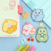 軟萌怪獸刺繡貼手賬iPad殼自粘布貼書包黃麻袋裝飾貼紙衣服補丁貼 價格比較,價格查詢,歷史價格詳細信息