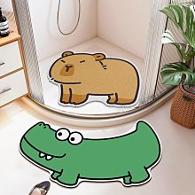 卡皮巴拉硅藻泥入戶門地墊家用浴室墊進門腳墊吸水耐臟防滑玄關墊 歷史價格詳細信息