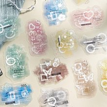 ✨全新現貨✨【分裝每份3張】山居生活系列  復古書信蝴蝶花卉防水手帳拼貼日記裝飾打底 歷史價格詳細信息