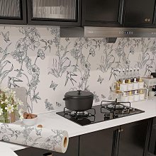 廚房防油貼紙防水防潮耐高溫自粘整體櫥櫃灶臺用油煙機加厚鋁箔紙錫紙 歷史價格詳細信息