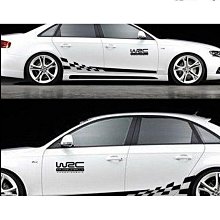 車身貼紙汽車貼紙側裙遮擋劃痕車貼個性改裝拉花車門裝飾WRC運動通用車身-雙喜生活館 歷史價格詳細信息
