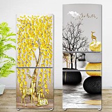 冰箱貼紙貼全翻新貼自粘不鏽鋼裝飾防水冷式空調金屬冰櫃整體櫥櫃改色貼膜 歷史價格詳細信息