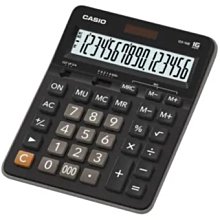 CASIO 16位數商務系列計算機-黑灰GX-16B 歷史價格詳細信息