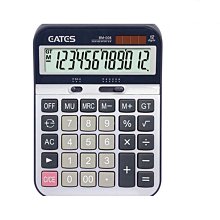 伊達時計算器太陽能計算機帶退位鍵大屏大按鍵辦公用品計算器學生用財務會計專用考試大號平板計算器帶支架 歷史價格詳細信息