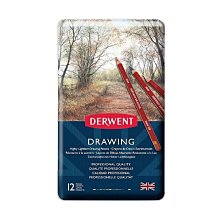 Derwent 達爾文 LIGHTFAST油性24色鐵盒裝 2302720 歷史價格詳細信息