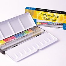 法國 SENNELIER 申內利爾 專家級蜂蜜塊狀水彩 (24色) 黑鐵盒 #131606 歷史價格詳細信息
