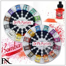 『ART小舖』Dr.Ph.Martin's 馬汀博士 無毒 高濃縮 染料水彩 A/B/C/D 14色套裝 單組販售 歷史價格詳細信息