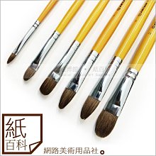 紙百科˙紙博館  尼龍斜筆刷6支組 #1072A  (斜角筆,適合彩繪,壓克力,水彩,蝶谷巴特) 歷史價格詳細信息