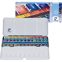 荷蘭製梵谷VAN GOGH 塊狀水彩24色入 歷史價格詳細信息