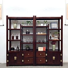 實木博古架 仿古榆木古董工藝品展示架 辦公室書架客廳隔斷玄關櫃 歷史價格詳細信息