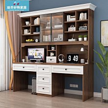 雙人實木書桌椅子組合1.2家用學習桌辦公桌子簡約寫字檯1.6米 歷史價格詳細信息