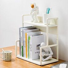 桌面簡易書架 書桌辦公室桌上轉角多層置物架 學習桌角落小型收納架 轉角小書櫃 歷史價格詳細信息
