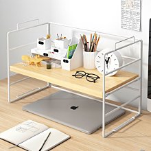 桌面置物架書桌收納書架桌上鐵藝收納架簡易辦公神器雙層工位學生  露天市集  全台最大的網路購物市集 歷史價格詳細信息