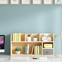 小型書架 飄窗桌面收納架子置物架辦公室簡易桌上小型書架實木書柜帶抽屜簡易#促銷 #現貨 歷史價格詳細信息