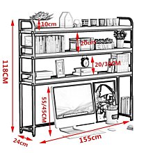 【超夯】書架桌面置物架家用書桌收納架辦公桌分層架簡易辦公室 歷史價格詳細信息