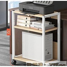 置物架雙層電腦臺式主機架可行動熱主機箱托架簡約實木機箱架機箱底座 歷史價格詳細信息