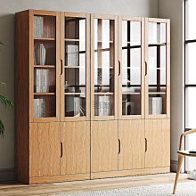 北歐帶門書櫃落地簡約簡易置物架經濟型學生小書架省空間櫃子品質 歷史價格詳細信息