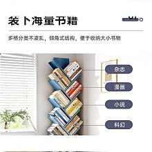 小型書架 樹形書架省空間簡約現代家用客廳經濟型創意落地小書柜桌面收納架簡易#促銷 #現貨 歷史價格詳細信息