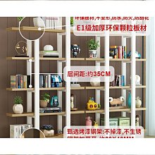 鐵藝書櫃多層落地家用書架客廳玻璃門收納陳列櫃現代展示櫃置物櫃~摩仕小店 歷史價格詳細信息