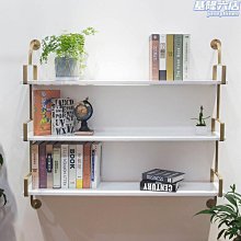 牆上置物架書架壁掛簡約不鏽鋼牆面隔板客廳一字層板展示架子 歷史價格詳細信息