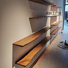 【優選】實木牆上免打孔機頂盒路由器置物架床頭投影儀支架收納隔板壁掛式 歷史價格詳細信息