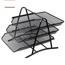 三層金屬文件架掛式帶鉤子a4文件資料收納架掛牆文件架 歷史價格詳細信息