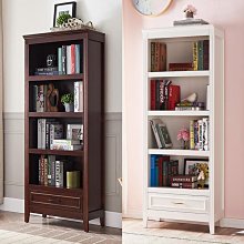 實木書櫃書架組合帶玻璃門落地簡約客廳儲物書櫥辦公文件柜子 歷史價格詳細信息