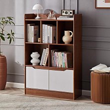 【熱賣】實木家用書櫃客廳收納櫃一體八格櫃落地帶門書架格子櫃靠牆置物櫃 價格比較,價格查詢,歷史價格詳細信息