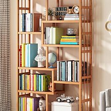 【熱賣】書架置物架落地防塵收納柜子仿玻璃亞克力帶門家用儲物櫃窄縫書櫃 歷史價格詳細信息