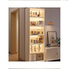 電視櫃旁置物架家用書架簡易落地收納過道柜子客廳多層牆 歷史價格詳細信息