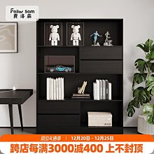 熱銷書架置物架落地客廳防塵簡易家用書櫃可移動抽屜式鐵藝收納櫃 歷史價格詳細信息