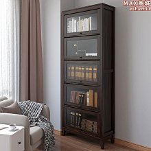 北歐帶門書櫃落地簡約簡易置物架經濟型學生小書架省空間櫃子品質 歷史價格詳細信息