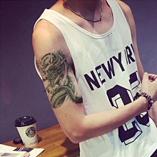 【滿300免郵】里邊目~優質防水紋身貼紙   中國龍圖案 歷史價格詳細信息